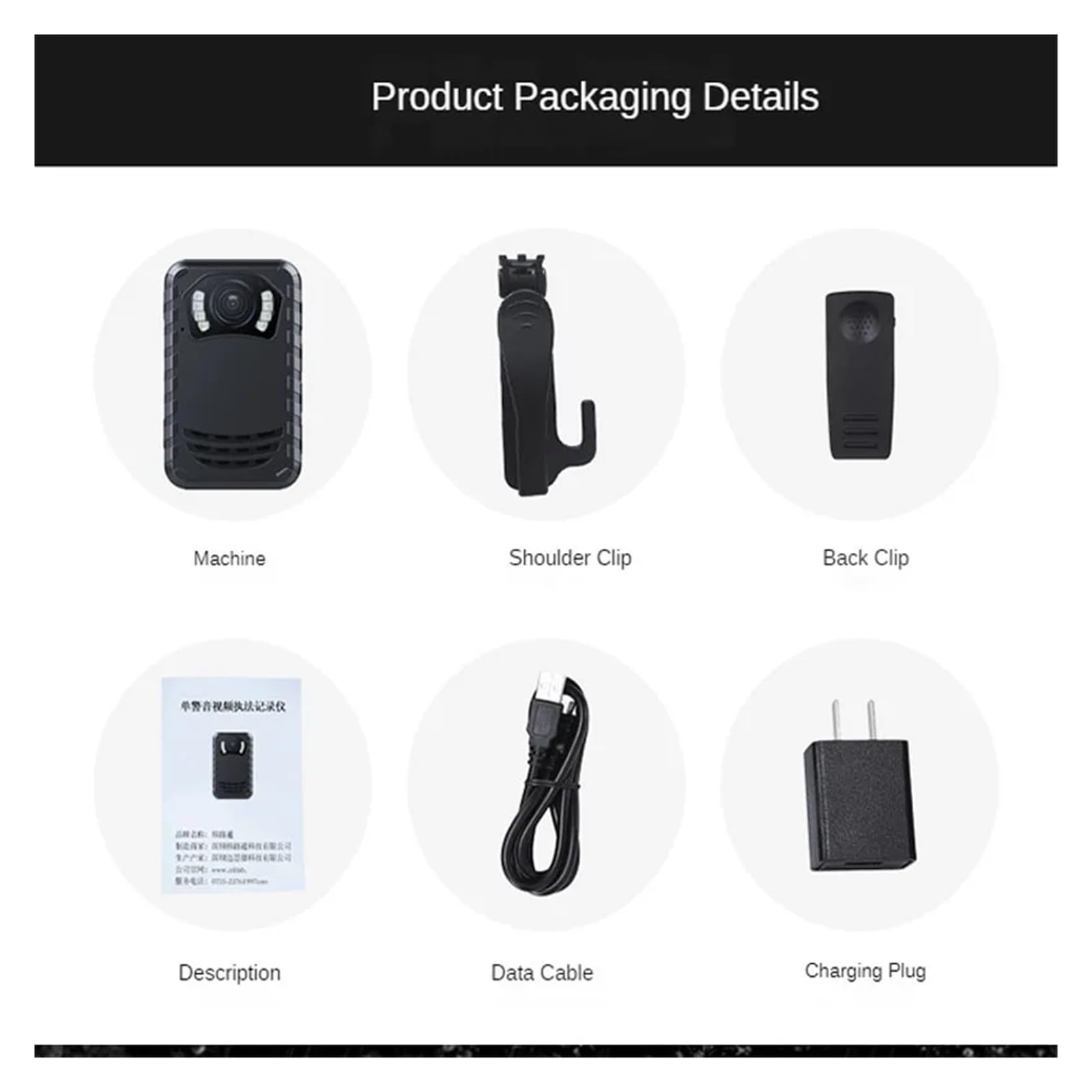 Camara Corporal, Mini cámara Corporal N9 Full HD 1296P, cámara montada en el Cuerpo, pequeña cámara portátil de visión Nocturna for el Cuerpo de la policía, 8GB-512GB(Add 16GB Card)