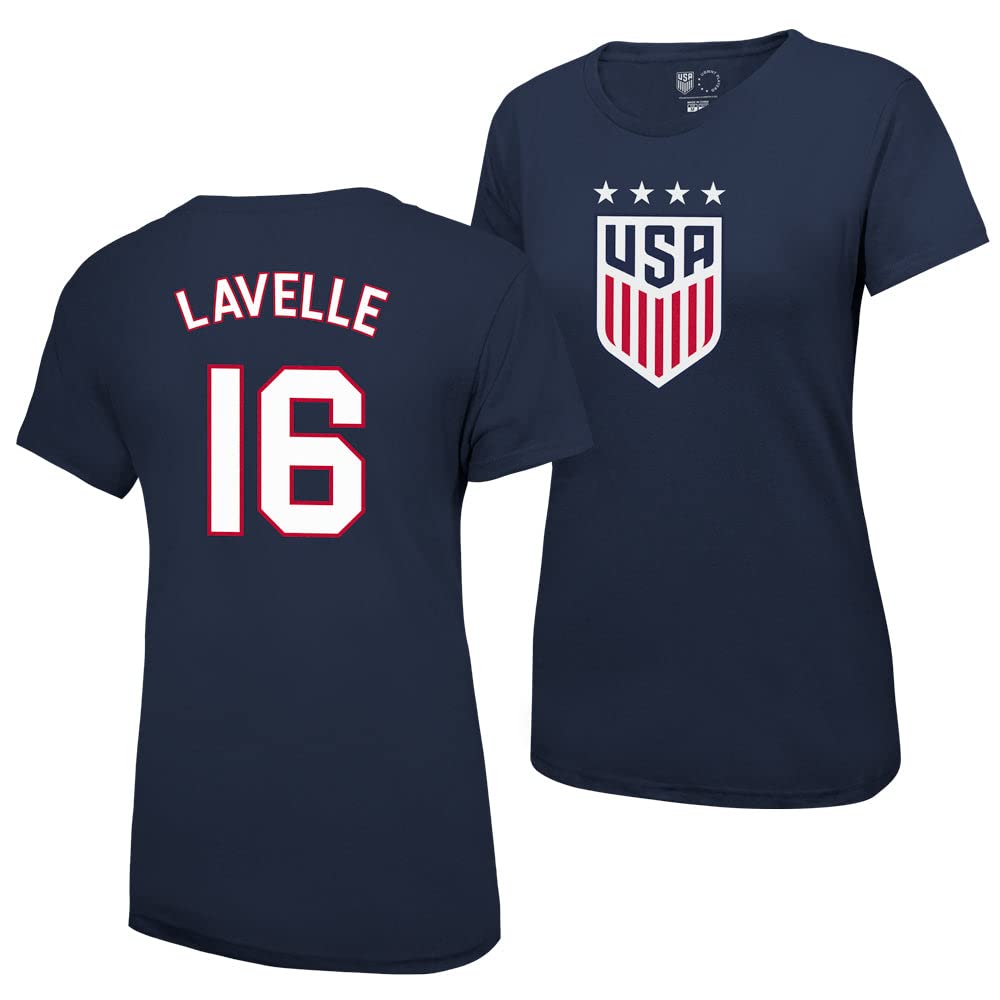 Officially Licensed US Women's National Soccer Team Cotton T-Shirt - Womens - 67WCT