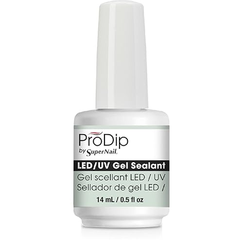 Supernail Sellador de gel Led/UV, 0.5 onzas