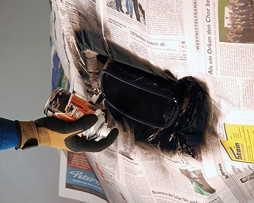 Foliatec Auspuff 2K Lackspray Spraydose Spray Sprühlack Hitzebeständig, schwarz glänzend, 250 ml