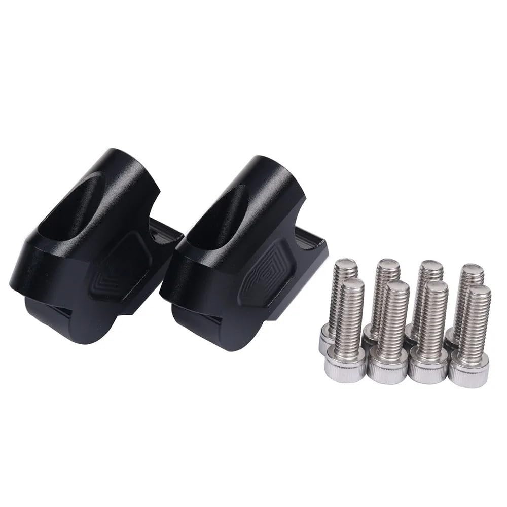 Mostek kierownicy motocykla Pasuje do akcesoriów VOGE 300 GY 300GY Podstawka kierownicy Zacisk do mocowania Uchwyt Podniesienie Adapter cofania(A Just Height-silver)