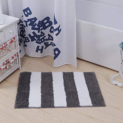 Tapis de maison lavable rayé GZZ 50x80 cm pour salon et couloir