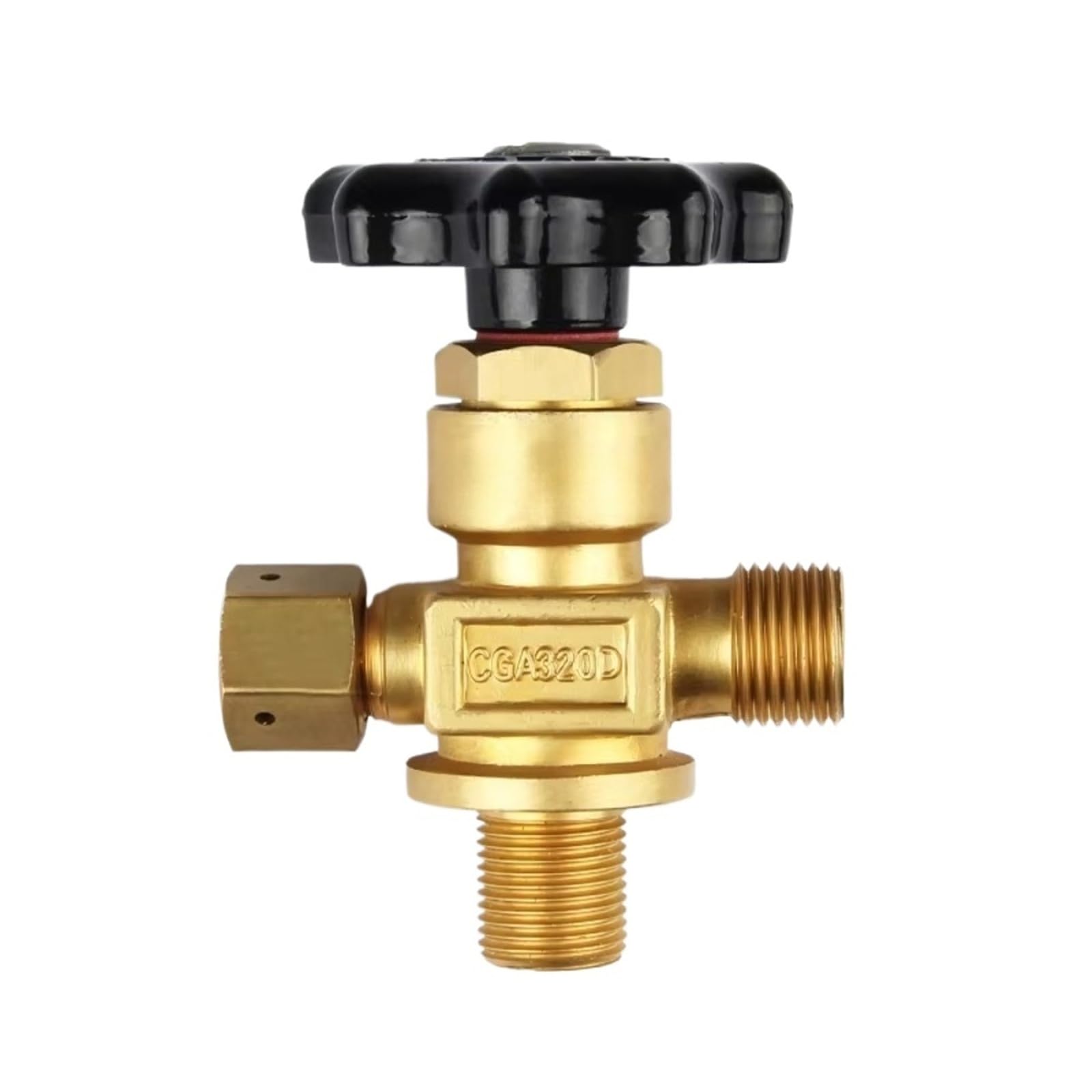 Brass CO2 Cylinder Valve CGA320 - Carbon Dioxide Gas