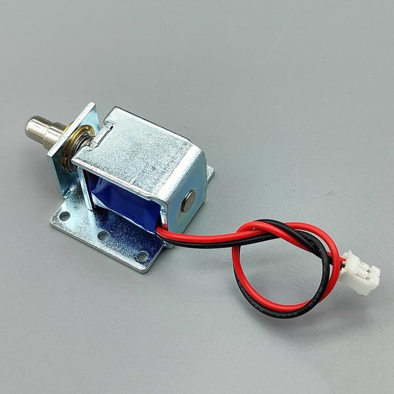 Empuje Tipo Electroimán Abierto Electroimán Dc 12v 10mm | Meses Sin Interés