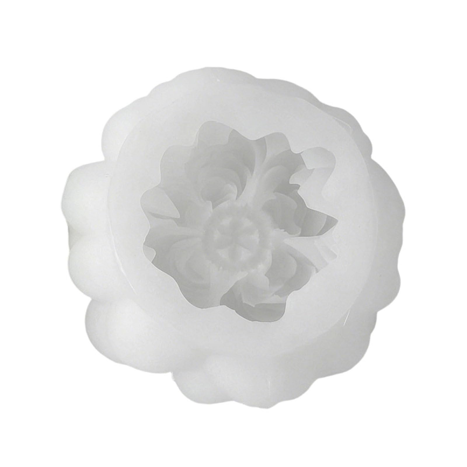 Zxfdsfdbnm 3D Ranunculus Flower Silicone Molds Food Grade Silicone for Resin Casting Soap Home Decoration Making Cast