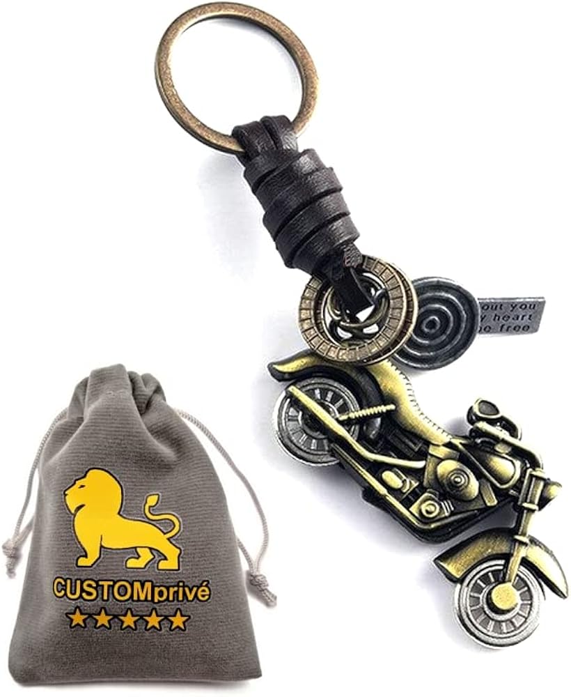 Porte Clé en cuir ORIGINAL DRIVER - porte clef auto et moto vintage