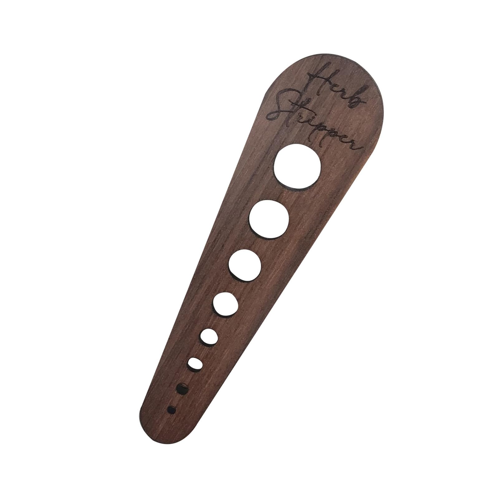 HDOYTXXM Wooden Vegetable Leaves Remover Efficient Greens Stripping Tool Ergonomic Handle Gadget Kitchen Accessory Kitchen Vegetable Tool