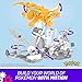 MEGA Pokémon Building Toys Set Dragonite with 387 Pieces, Articulated and Poseable with Motion, 7 Inches Tall, for Kids