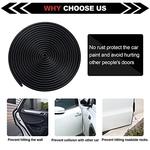 image for MRCPRIAN Car Door Edge Protector,Rubber Car Door Protectors No Glue Ca