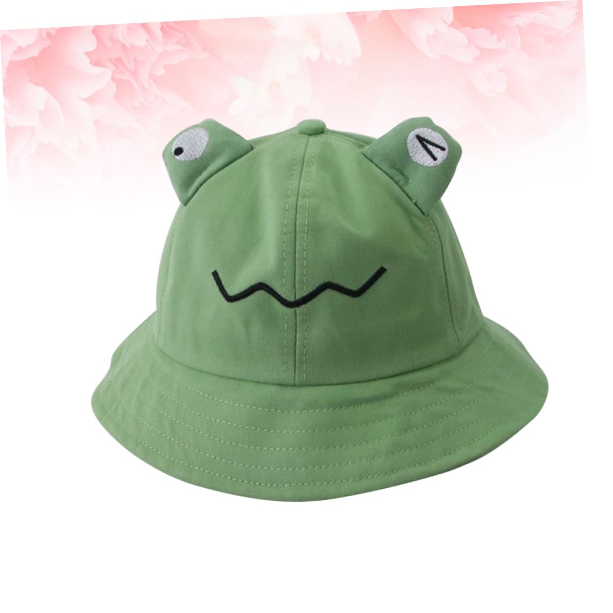 PACKOVE Straw Bucket Hat for Kids Uv Protection Boys/Girls Sun Hat for Summer for Outdoor Activities Green