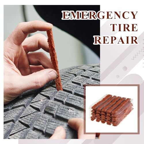 Image of 300 Pcs Tire Plugs Bulk, 4 inch x 1 /4 inch, Red