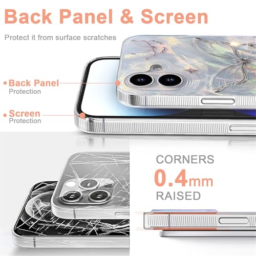 Coque iPhone 16 esthétique paillettes idée cadeau idéale