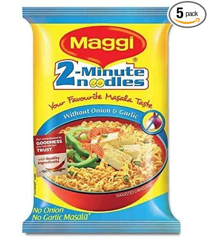 Maggi No Onion No Garlic Noodles, 70gm (Pack of 5)