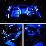 Sky Auto INC LED Premium Blue Light Interior Package Kit for Subaru WRX STi 2004-2017 (8 pcs)