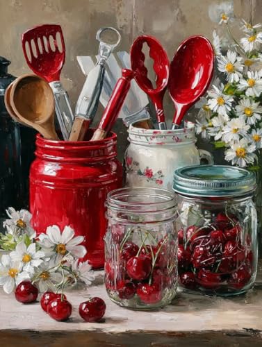 Diamond Painting cuisine fruit grand format 80x110cm broderie diamant DIY