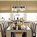 Addington Park 31779 Cartagena Collection 6-Light Modern Chandelier with Glossy White Glass Shades, Dark Bronze Finish