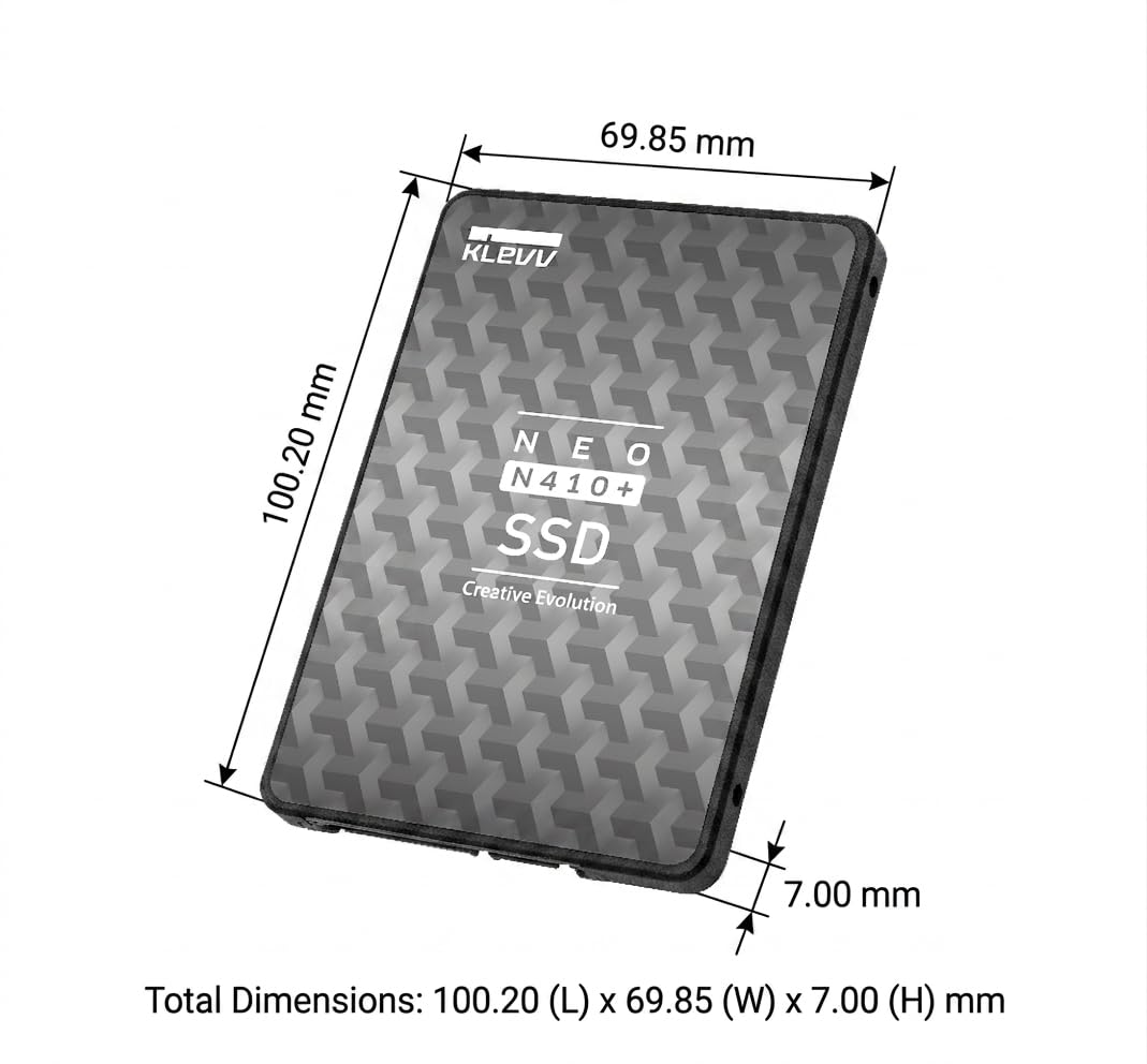 Amazon | KLEVV 内蔵 SSD 256GB NEO N410+ (ネオ N410 プラス) 2.5