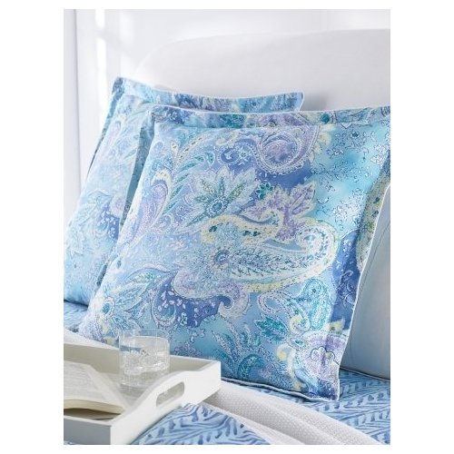 Ralph Lauren Blue Jamaica Paisley 2 European Sham