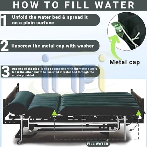 Image of Infi Water Bed (for Prevention of Bed sores in Patients)| Anti Bedsore Water Matteress |Water Mattress for Bed Ridden Patients-Not for General Luxury use