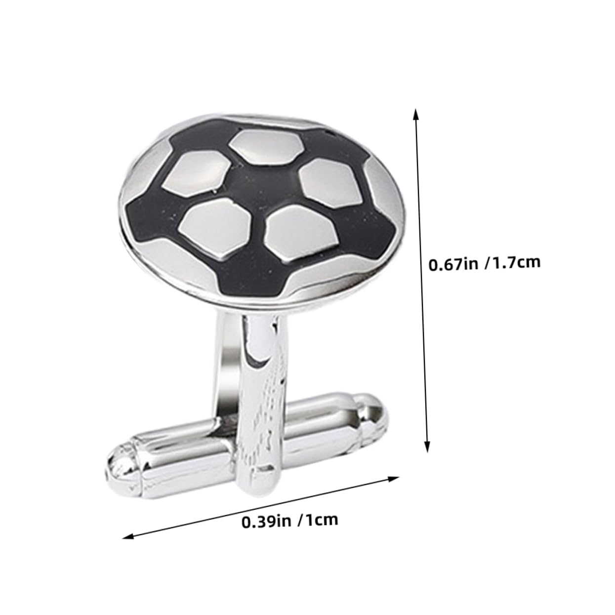 TINEASUR 4pcs Soccer Cufflinks for Men Stylish Football Design Elegant Jewelry for Business Meetings Weddings for Soccer Fans Unique Cuff Links