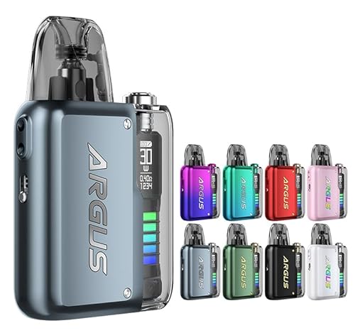 ブープー ARGUS P2 Pod オーガスP2 VOO POO スターターキット ポッド アーガス 電子タバコ VAPE ベイプ 本体 MTL RDL (Titanium Gray)