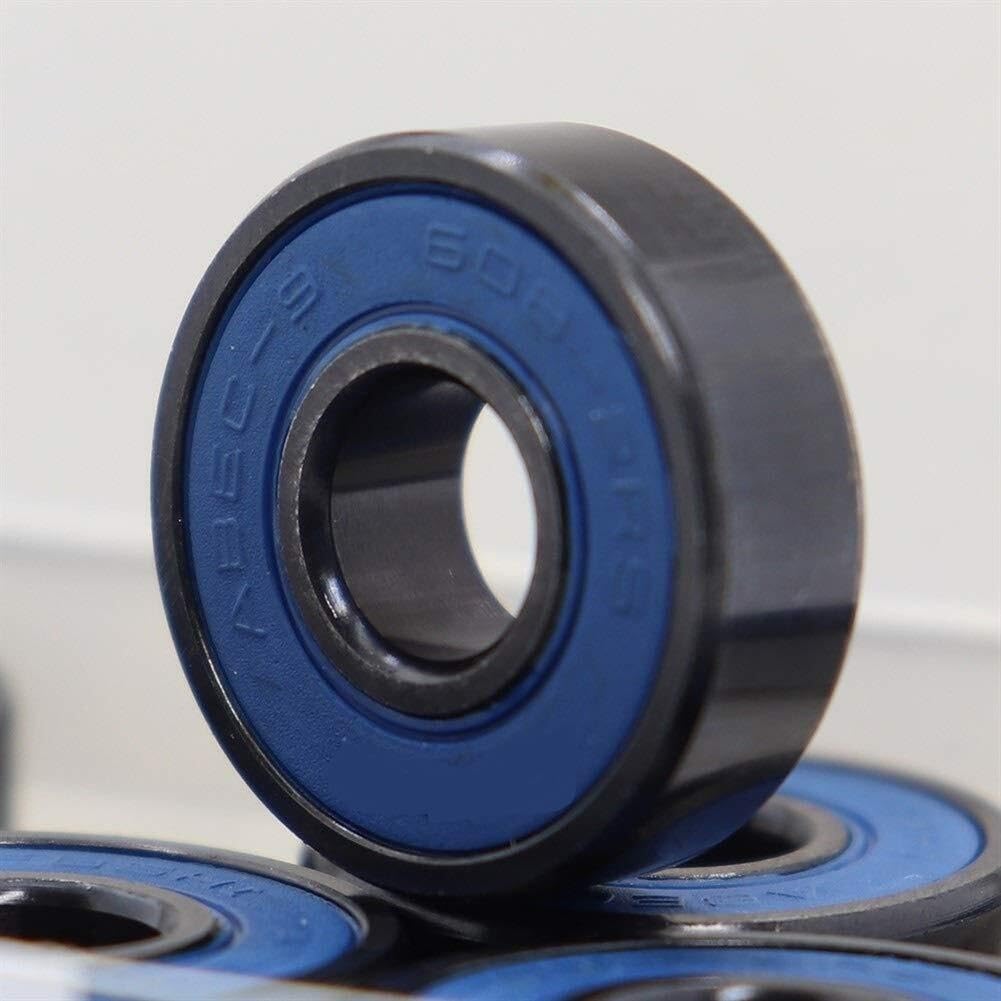 Lager, ABEC-9 608 2RS Inline-Rollschuh-Radlager RS Anti-Rost-Skateboard-Kugellager 608RS rot versiegelt 8 x 22 7 mm Welle (Größe: 16 Stück, Stil: blau) Verschleißfestigkeit