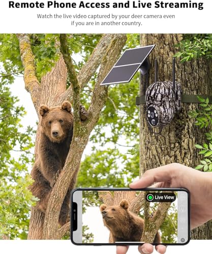 image for Oculview Cellular Trail Cameras 3rd- 4G LTE SIM Card, Support Unlimite