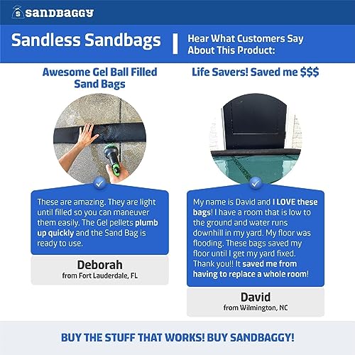 Sandbaggy 5 FT SANDLESS SANDBAGS 5 Ft Long Water Activated Sandless Sandbags thumb #1