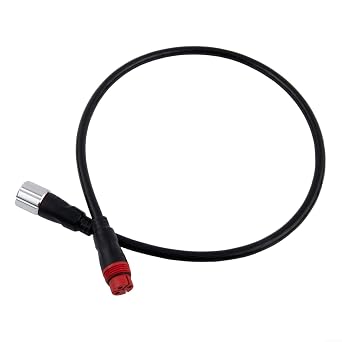 11 Pin E-Bike Motor Extension Cable 1121AG/M Waterproof Connector Female to Male Wire Compatible 750W 1000W Hub Motor 71.5cm Length Black