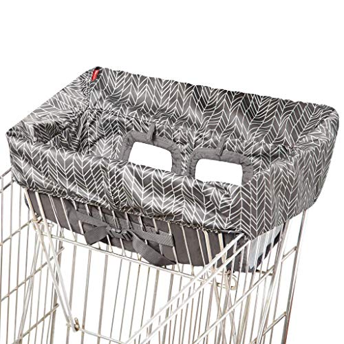 Skip Hop Shopping Cart & Take Cover, Grey Feather, 20l x 12w x 7h