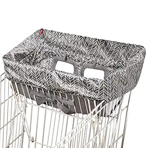 Skip Hop Shopping Cart Cover, Take Cover, Grey Feather