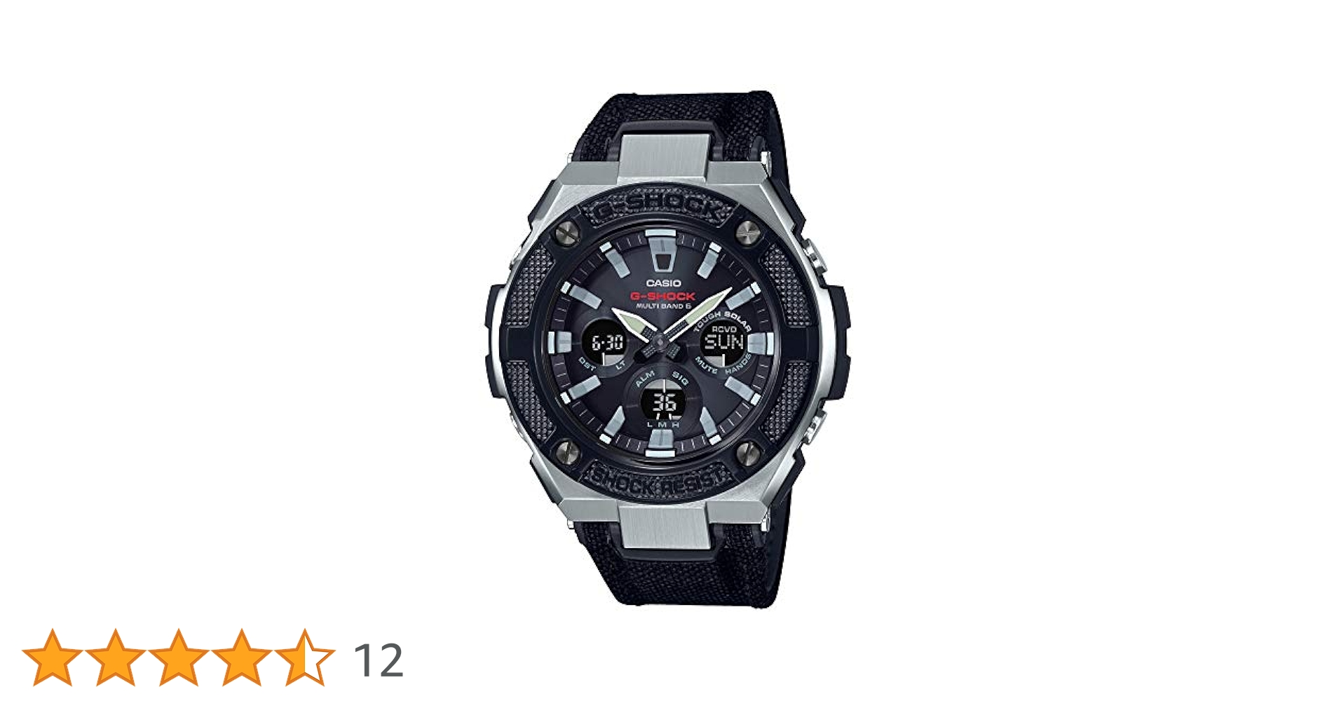 G-SHOCK ブラックモデル GST-W330AC Amazon.co.jp: [カシオ] 腕時計 ジーショック G-STEEL 電波