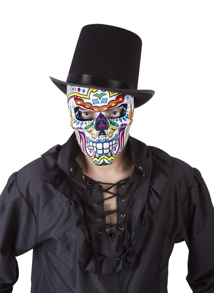 Rubies Katrin Skull Mask for Adults, Day of the Dead Skeleton Mask, Official Rubies for Halloween, Carnival and Parties