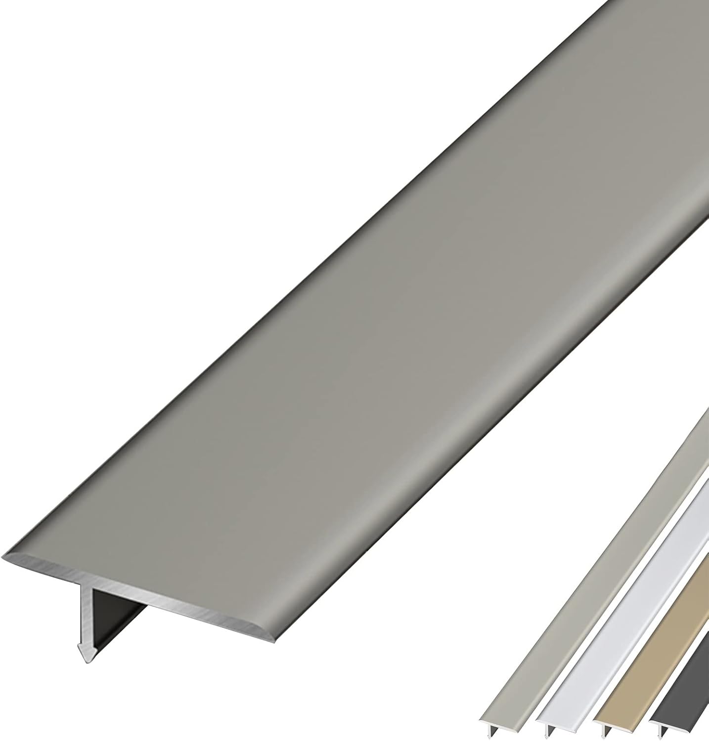 クションフロア マット仕上げ T モールディング フロア トランジション ストリップ、幅