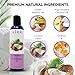 Lick Coconut Flavored Massage Oil – Romantic, Body Safe, Non-Greasy Formula, Date Night 4 oz