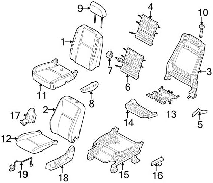 Ford Genuine Motor Co. Tilt Adjustment Seat Handle - 9T1Z5862418A