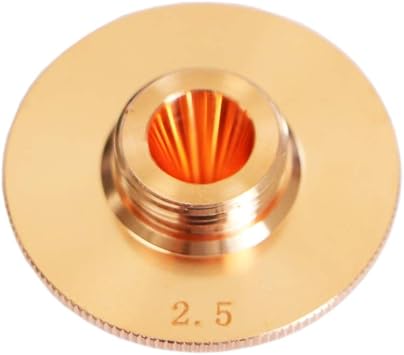 XLNT Laser Nozzle Single Layer Dia. 28mm Height 15mm for Multi-Brand Fiber Laser Cutting Machine Head. Caliber 2.5mm