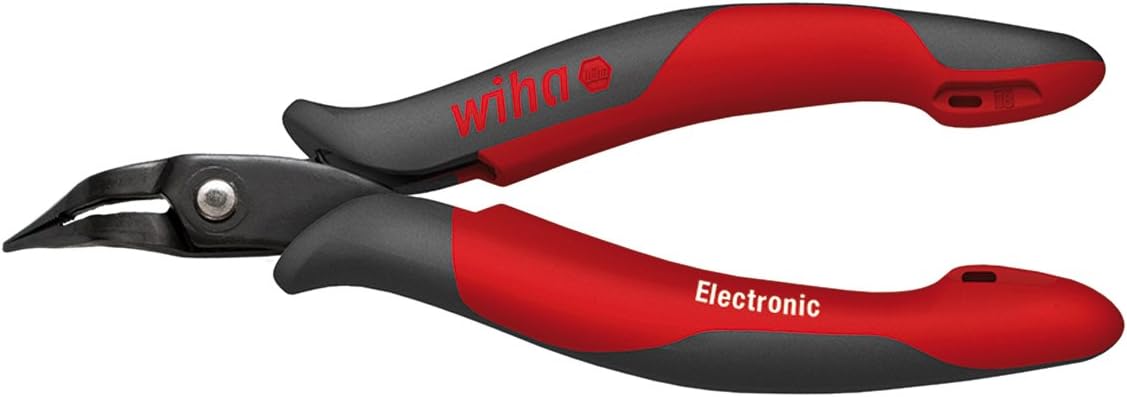 Wiha Z36115803 Long Nose Pliers Electronic Narrow Long Head Curved Shape 40 Degrees (41015) 158mm