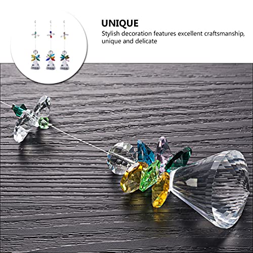 Vosarea 3Pcs Christmas Hanging Angels Decorations Clear Angels Ornaments Christmas Tree Hanging Decorations Mini Angels Figurine Seasonal Holiday Xmas Party Supplies Favors Goody Bags Fillers #TOP3