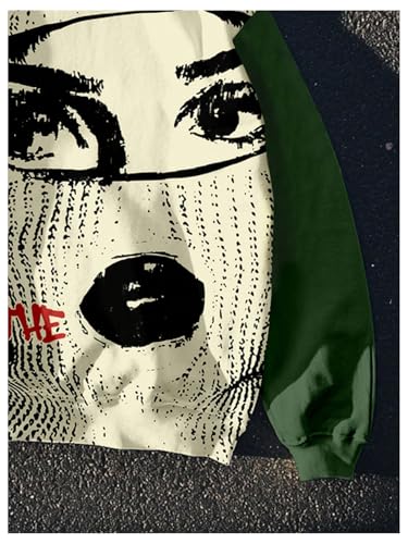 SOLY HUX Sweatshirts for Men Graphic Letter Print Crew Neck Long Sleeve Streetwear Pullover Top4