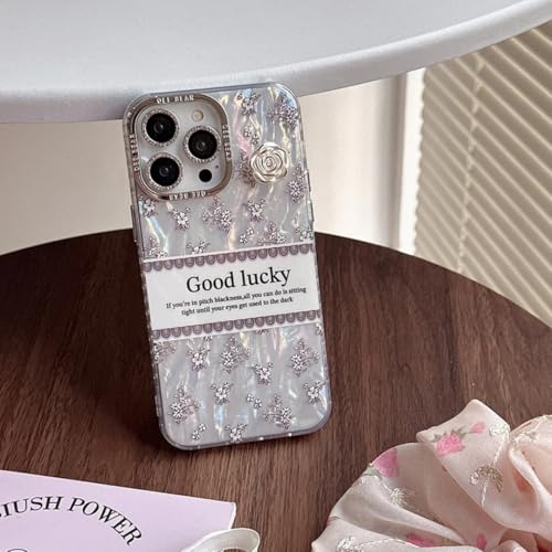 Image of PEEPERLY Back Cover Case for iPhone 13 Pro Max Scratch Resistant Anti-Slip TPU Shockproof Protective Durable Luxury Floral Pattern Case for Girls & Women