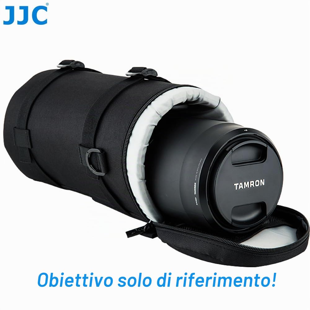 JJC DLP Deluxe - Custodia per obiettivo compatibile con lenti Canon Zoom