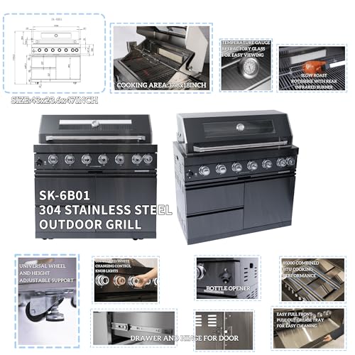 Luxury Outdoor Kitchen Grill Island