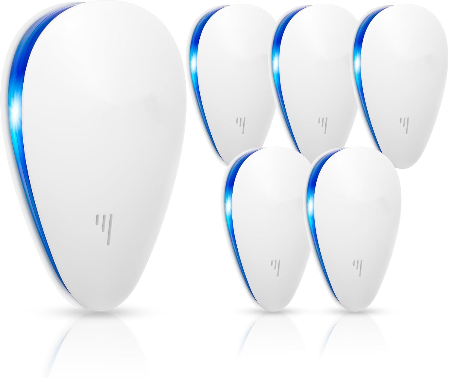Ultrasonic Pest Control Repeller 6 Pack, Mouse Repellent Ultrasonic Plug Pest Repellent Mice Repellent Plug Ins Mosquito Repellent Indoors Insect Spid - View #2