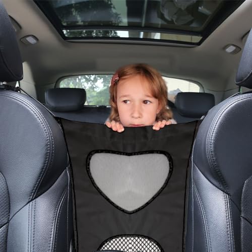 gudududu Barreira de carro para cães, SUV universal e barreira para animais de estimação para viagen