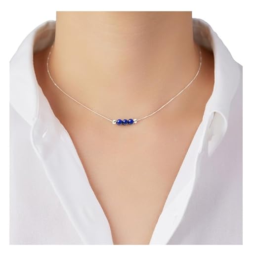Lapis Lazuli Choker Necklace for Women