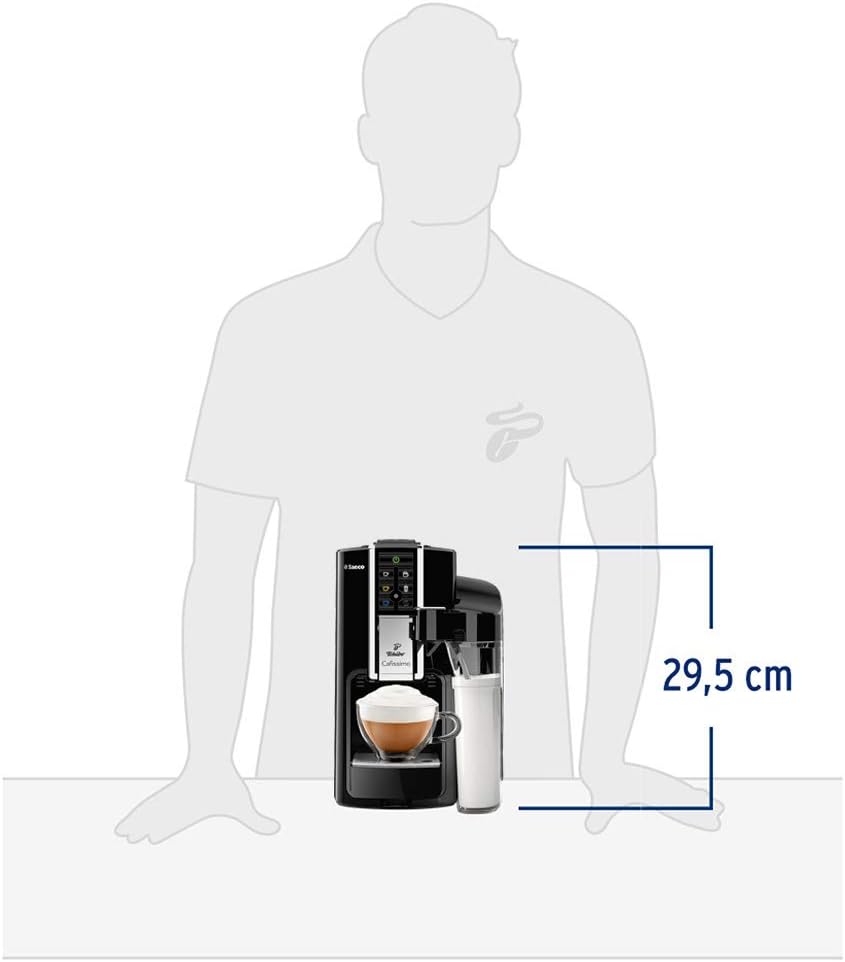 Tchibo Saeco Cafissimo Latte Capsule Machine dimensions