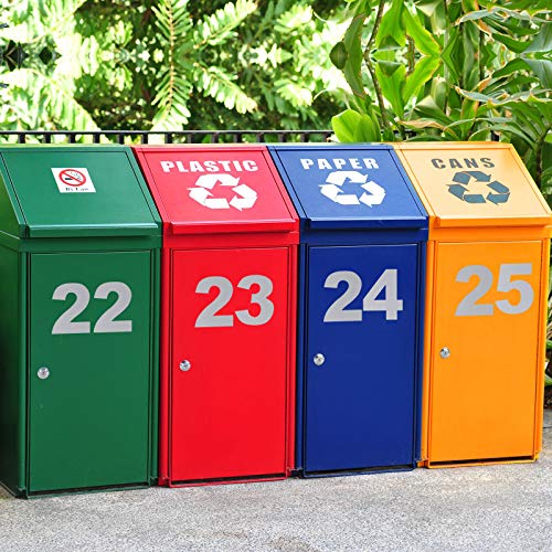 Image of 2 Sets Vinyl Numbers Stickers Self-Adhesive Window Numbers Stickers Die Cut Waterproof Mailbox Number Decals with Scraper for Mailbox Window Car Door Truck House Indoor Outdoor (Silver,6 Inch)