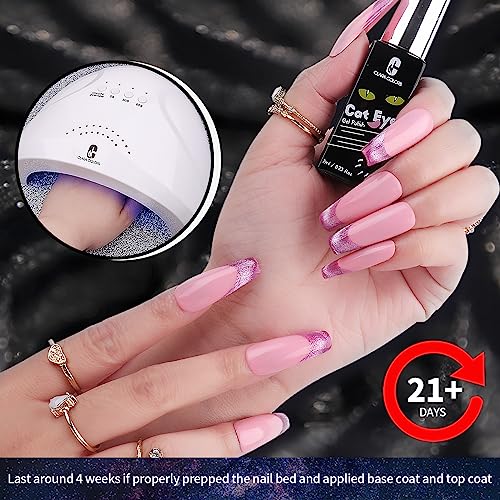 Clara Colors Cat Eye Gel Nail Polish Set, 20 Colors miniatura 4