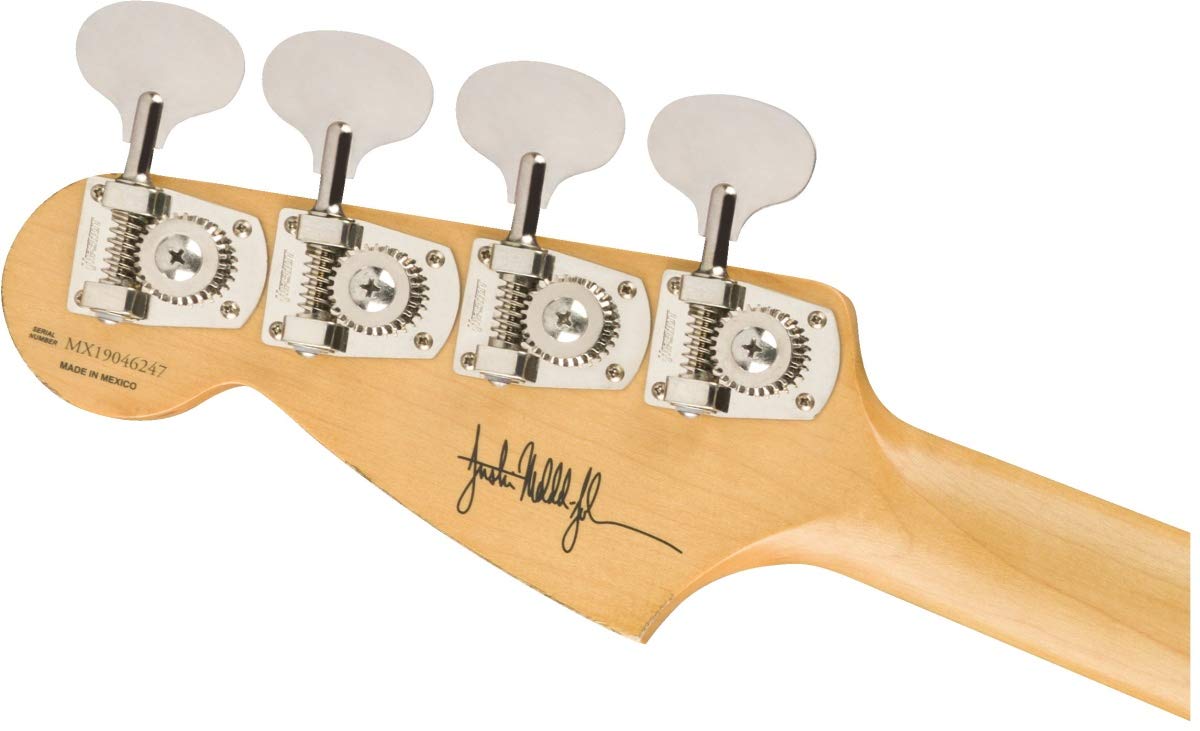 Amazon.com: Fender JMJ Road Worn Mustang Bass, Black, Maple